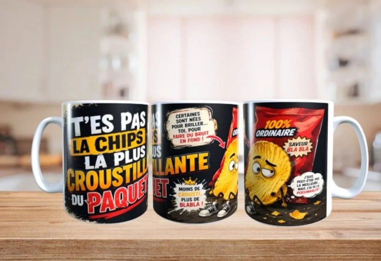 Mug humour la chips la plus croustillante